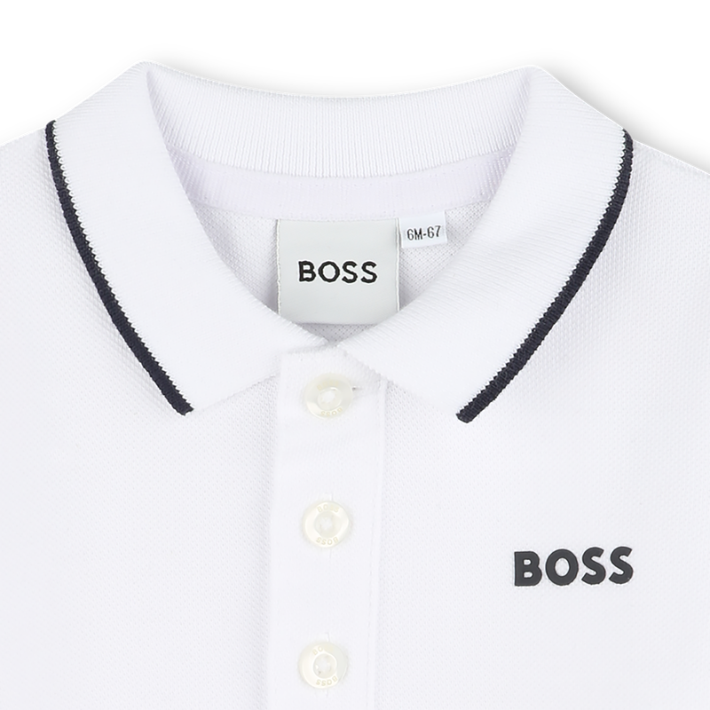 KURZ&Auml;RMELIGES POLOSHIRT BOSS 
                        JUNGE