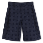 Bermudashorts mit jacquard-muster KENZO KIDS 
                    JUNGE