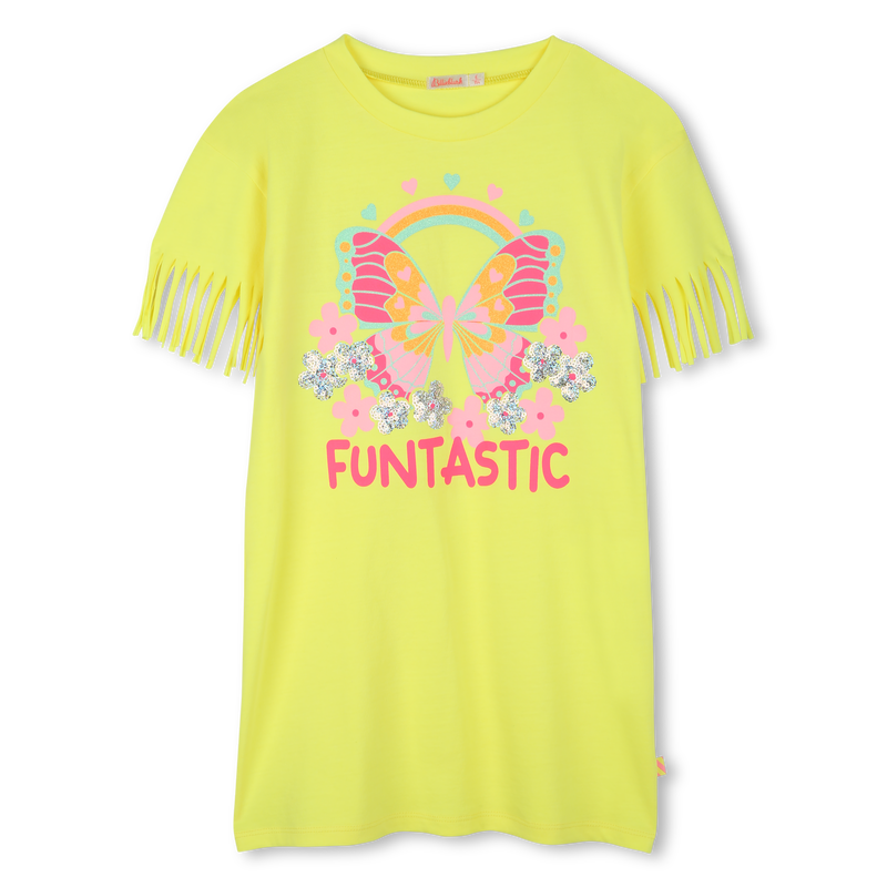 Gerades Kleid mit Fransen BILLIEBLUSH 
                        M&Auml;DCHEN