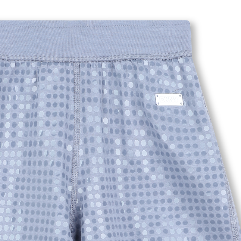 Baumwoll-Shorts mit Pailletten DKNY 
                        M&Auml;DCHEN