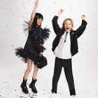 Handtasche, genarbtes und glatt beschichtetes Text KARL LAGERFELD KIDS 
                    M&Auml;DCHEN