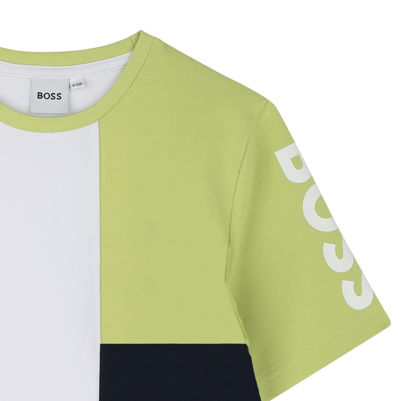 T-Shirt aus Baumwoll-Piqu&eacute; BOSS 
                        JUNGE