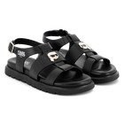 Leder-Sandalen mit Schnalle KARL LAGERFELD KIDS 
                    M&Auml;DCHEN