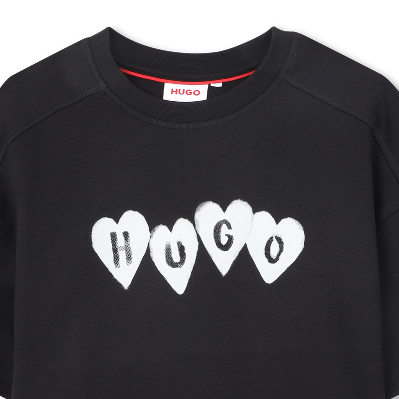 Kurz&auml;rmeliges t-shirt HUGO 
                        M&Auml;DCHEN