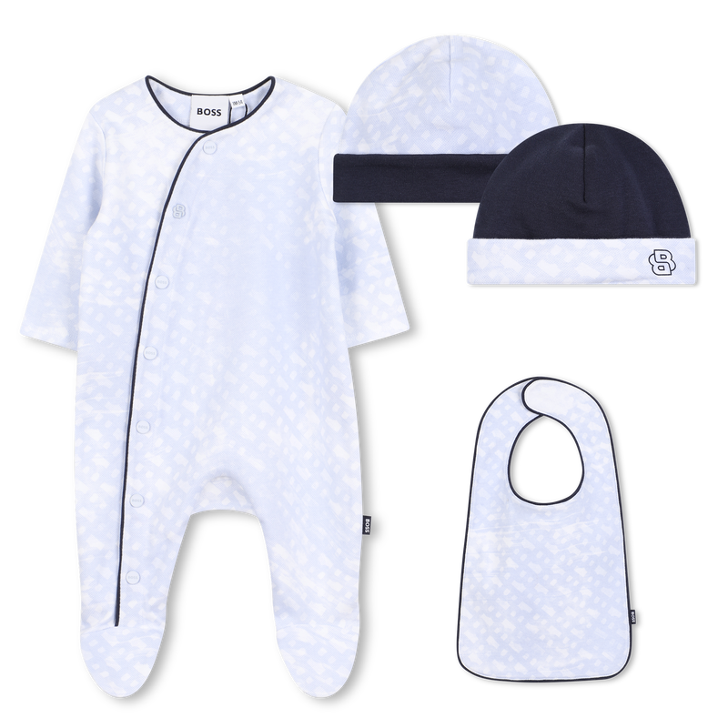 Set aus Pyjama, L&auml;tzchen und M&uuml;tze BOSS 
                        JUNGE