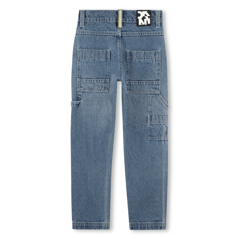 Jeans mit verstellbarem Bund DKNY 
                        UNISEX