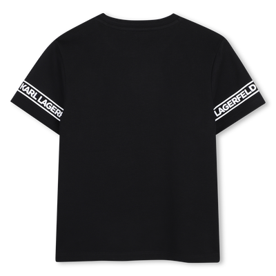 T-Shirt mit kurzen &Auml;rmeln KARL LAGERFELD KIDS JUNGE