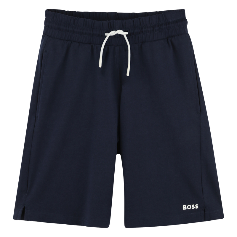 Baumwollshirt und -shorts BOSS 
                        JUNGE