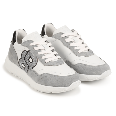 Leder-Sneakers zum Schnüren BOSS MÄDCHEN