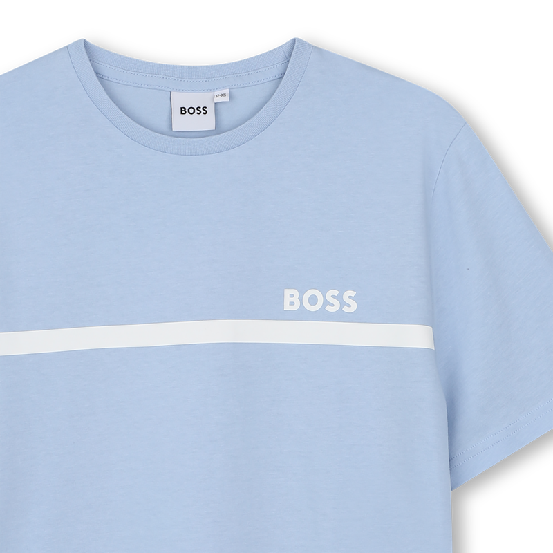 KURZ&Auml;RMELIGES T-SHIRT BOSS 
                        JUNGE
