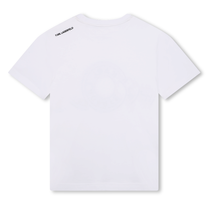 Baumwoll-T-Shirt KARL LAGERFELD KIDS 
                        JUNGE