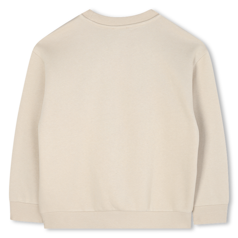 Sweatshirt aus ungeb&uuml;rstetem Fleece KENZO KIDS 
                        JUNGE