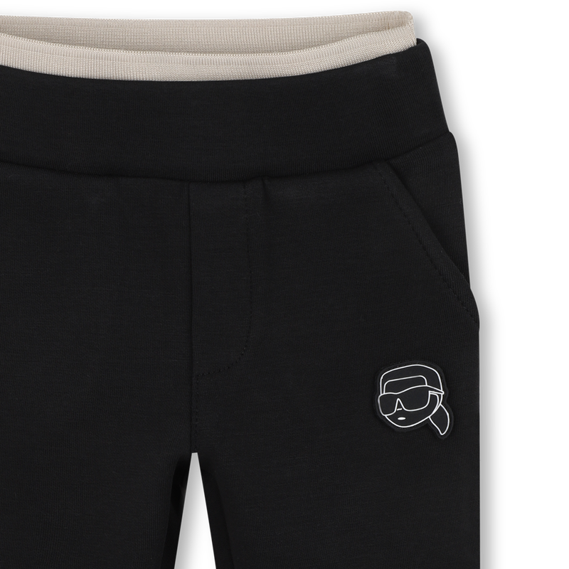 Set aus Strickjacke und Hose aus doppeltem Jersey KARL LAGERFELD KIDS 
                        JUNGE