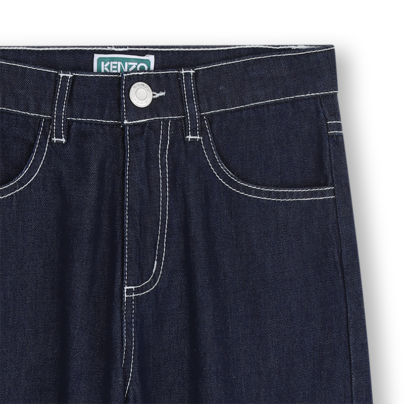 GERADE GESCHNITTENE JEANS KENZO KIDS 
                        JUNGE
