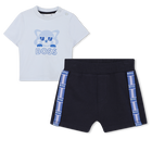 T-Shirt und Shorts mit Druck BOSS 
                    JUNGE