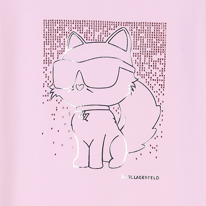 Kurz&auml;rmeliges Kleid KARL LAGERFELD KIDS 
                        M&Auml;DCHEN