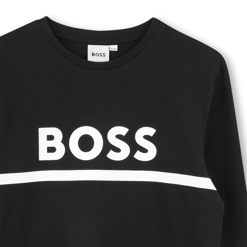 Lang&auml;rmeliges t-shirt BOSS 
                        JUNGE