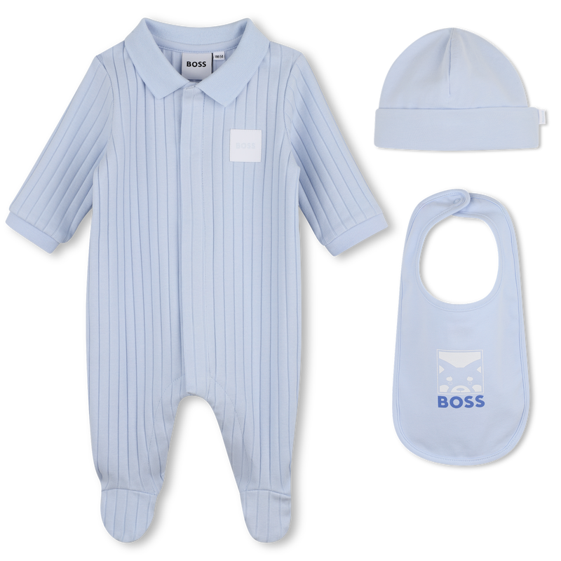 PYJAMA-SET + LATZ + M&Uuml;TZE BOSS 
                        JUNGE