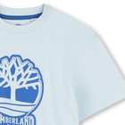 Zweifarbiges T-Shirt mit Logo TIMBERLAND 
                    JUNGE