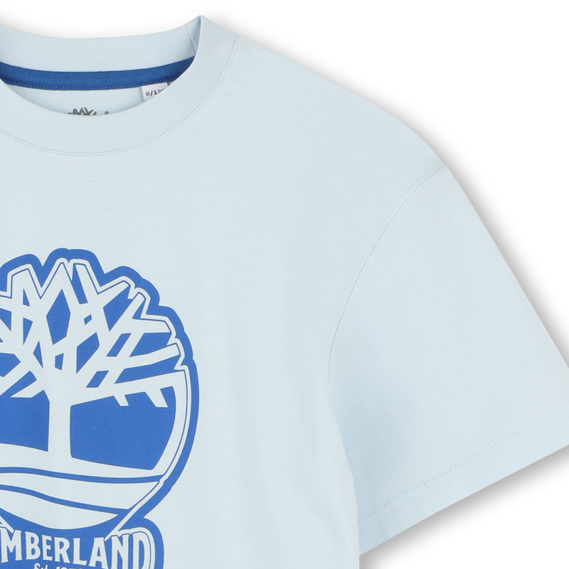 Zweifarbiges T-Shirt mit Logo TIMBERLAND 
                        JUNGE