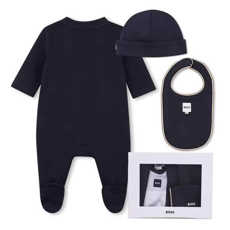 Pyjama-Set mit M&uuml;tze und L&auml;tzchen BOSS 
                        JUNGE