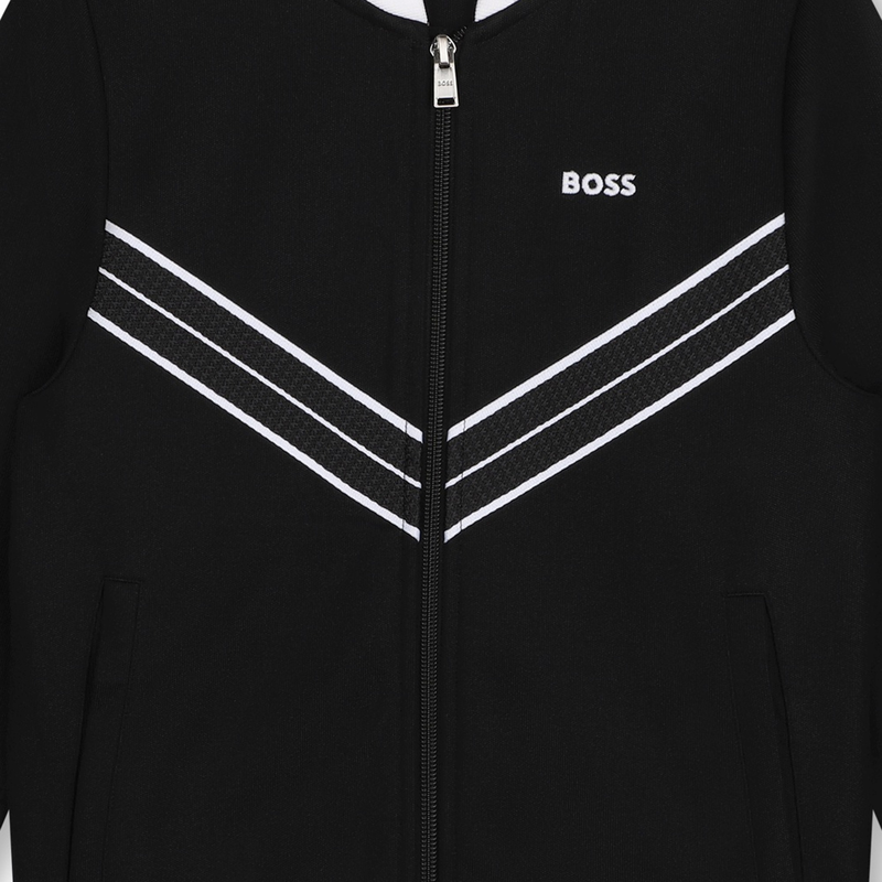 Jogging-Cardigan mit Zip BOSS 
                        JUNGE