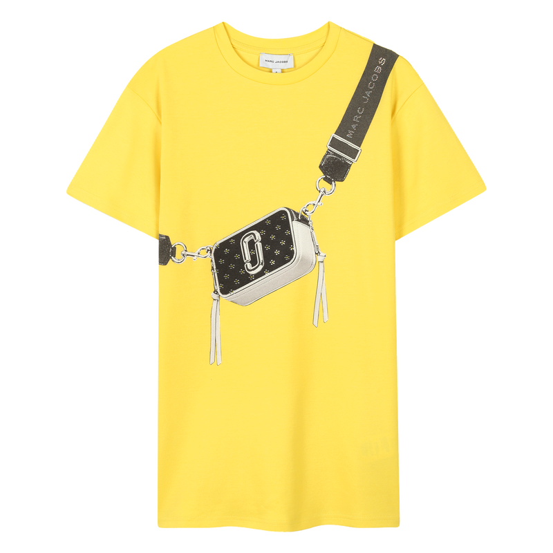 Gerades, kurzes Baumwoll-Kleid MARC JACOBS 
                        M&Auml;DCHEN