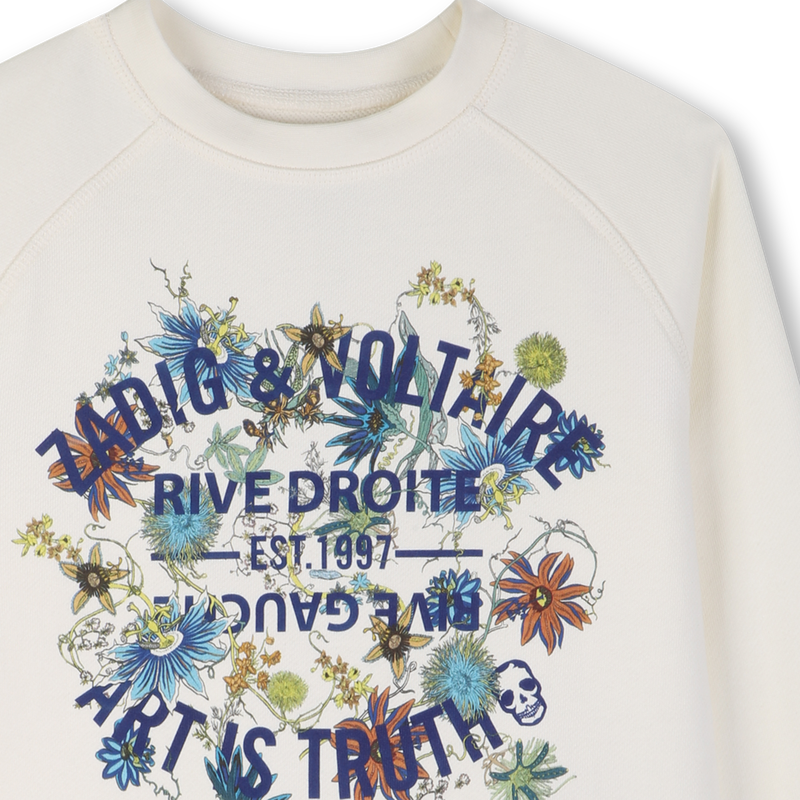 SWEATSHIRT MIT RUNDHALSAUSSCHNITT ZADIG & VOLTAIRE 
                        M&Auml;DCHEN
