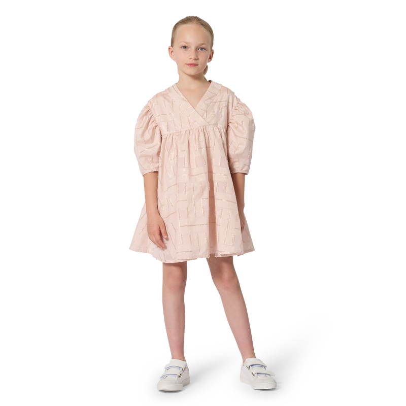 KLEID + HAARGUMMI KENZO KIDS 
                        M&Auml;DCHEN