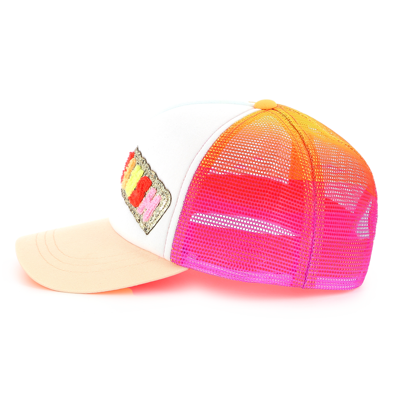 Kappe mit Bouclette-Badge BILLIEBLUSH 
                        M&Auml;DCHEN