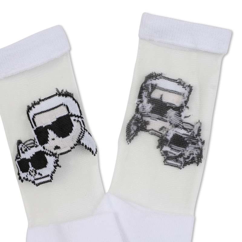 Mittelhohe Socken KARL LAGERFELD KIDS 
                        M&Auml;DCHEN