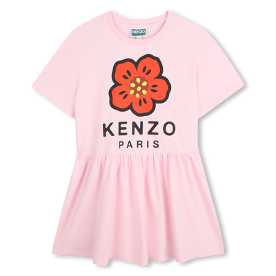 KLEID IN DER TAILLE GERAFFT KENZO KIDS M&Auml;DCHEN