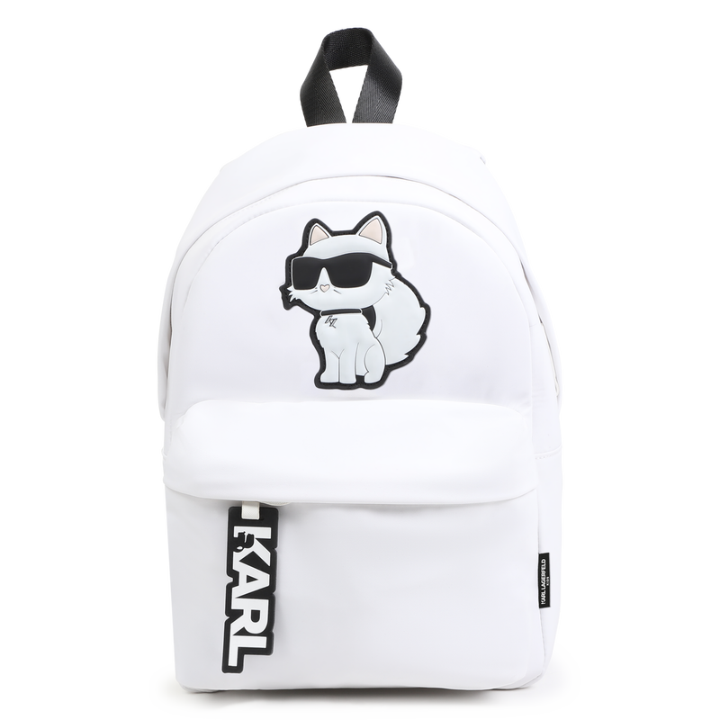 Kleiner Rucksack mit Badge KARL LAGERFELD KIDS 
                        M&Auml;DCHEN