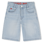Denim-bermudashorts HUGO 
                    JUNGE