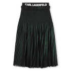 Schimmernder Midi-Plissee-Rock KARL LAGERFELD KIDS 
                    M&Auml;DCHEN