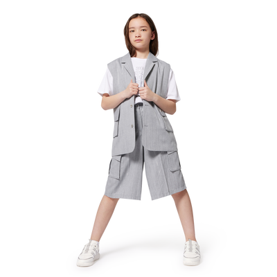 Lange Shorts mit Streifen DKNY M&Auml;DCHEN