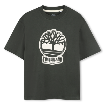 Zweifarbiges T-Shirt mit Logo TIMBERLAND JUNGE