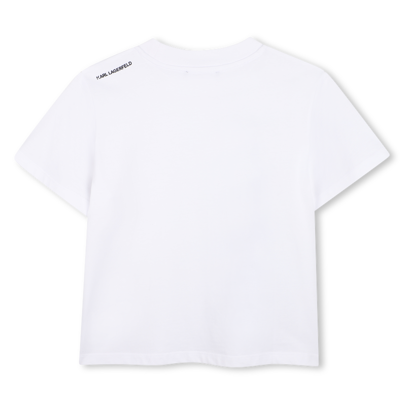 BEDRUCKTES T-SHIRT KARL LAGERFELD KIDS 
                        JUNGE