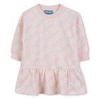 Bedrucktes Fleecekleid KENZO KIDS 
                    M&Auml;DCHEN