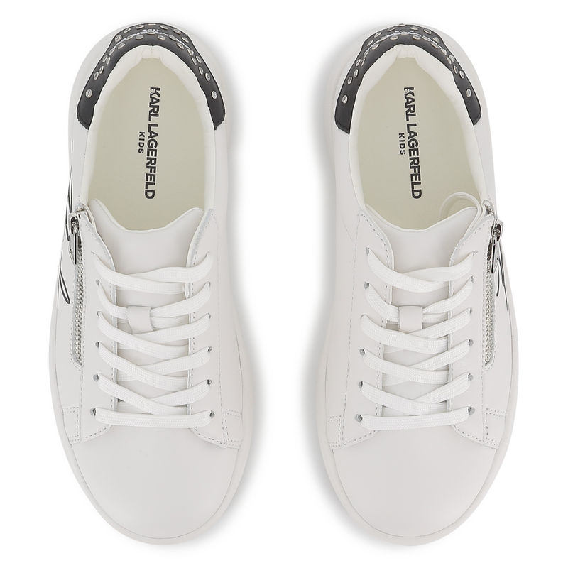 SNEAKERS AUS RINDSLEDER KARL LAGERFELD KIDS 
                        M&Auml;DCHEN