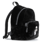 Kleiner Rucksack aus flauschigem Fleece KARL LAGERFELD KIDS 
                    M&Auml;DCHEN