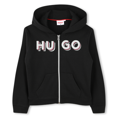 Kapuzen-Sweatshirt mit Zipper HUGO M&Auml;DCHEN