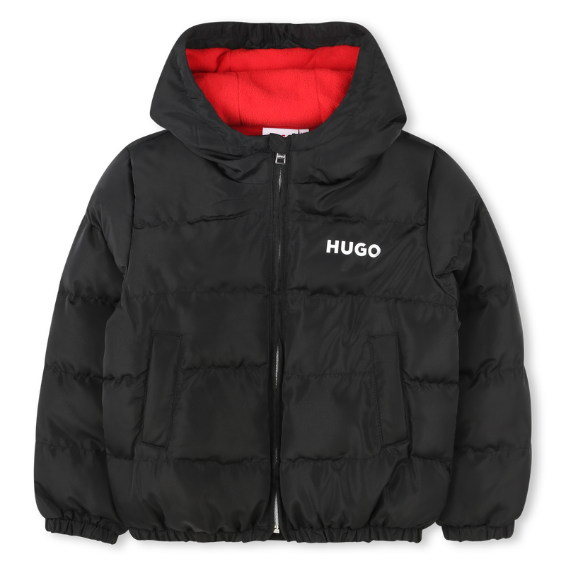 Gef&uuml;tterte Kapuzenwinterjacke HUGO 
                        M&Auml;DCHEN