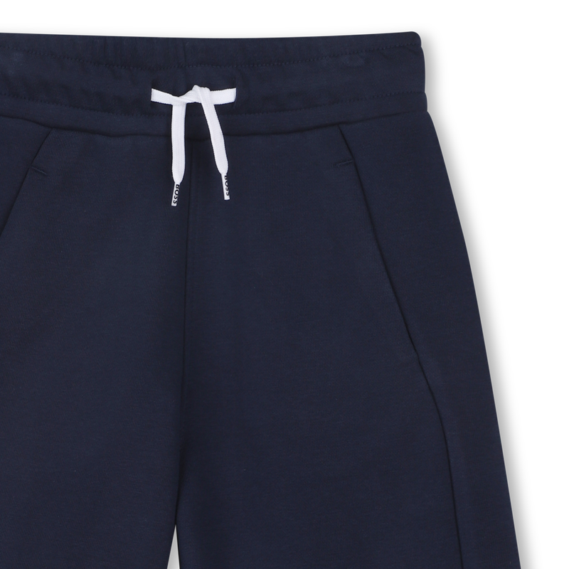 Einfarbige Molton-Bermudas BOSS 
                        JUNGE