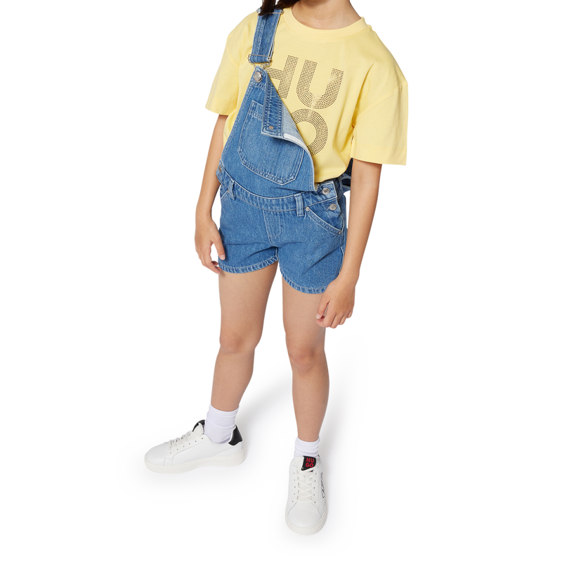 Kurze Jeans-Latzhose HUGO 
                        M&Auml;DCHEN