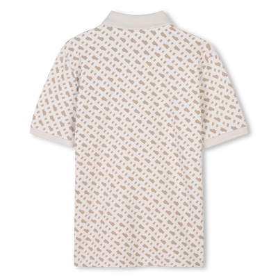 Gerades Poloshirt mit Print BOSS JUNGE