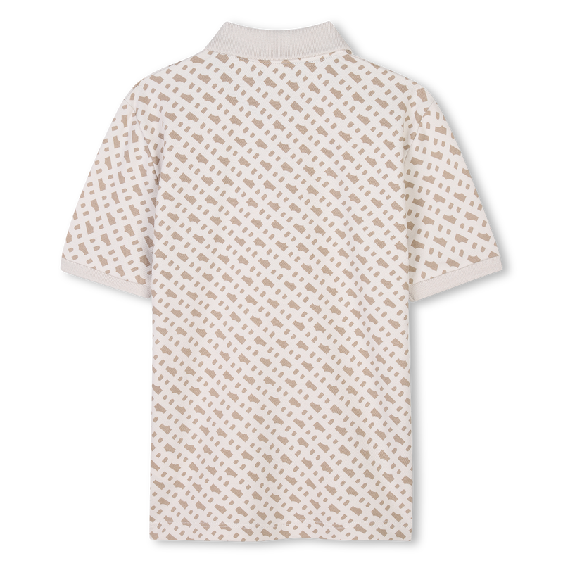 Gerades Poloshirt mit Print BOSS 
                        JUNGE