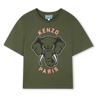Bedrucktes t-shirt KENZO KIDS 
                    M&Auml;DCHEN