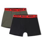 Packung mit 2 Boxershorts HUGO 
                    JUNGE