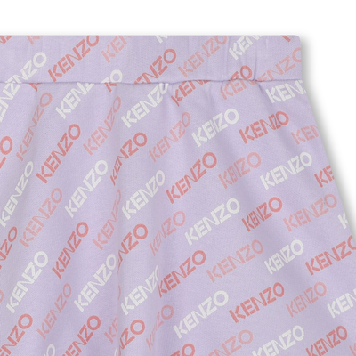 Ausgestellter Rock mit Logo KENZO KIDS M&Auml;DCHEN